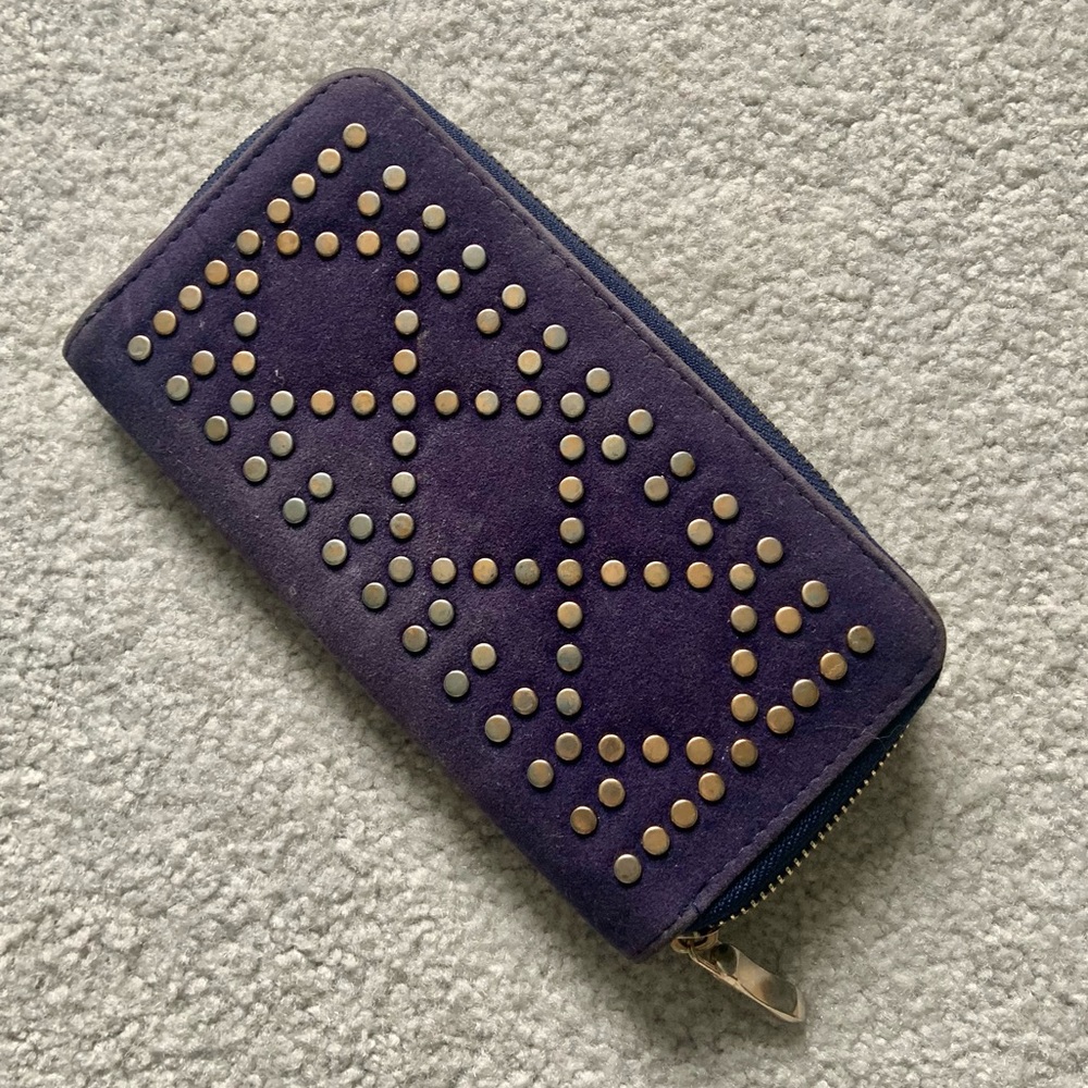 suede wallet
